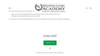 
                            13. MLA Account — Mountain Laurel Academy