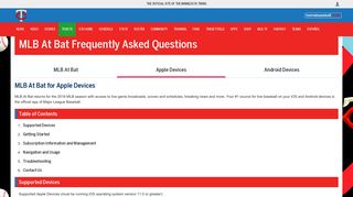 
                            10. MLB At Bat Frequently Asked Questions for Apple devices | Minnesota ...