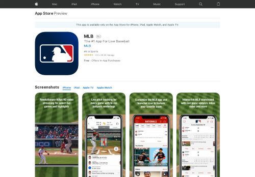 
                            4. MLB At Bat on the App Store - iTunes - Apple