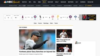 
                            10. MLB News, Scores, Video | NBC Sports' HardballTalk