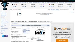 
                            9. MLG GameBattles/2000 Series/North America/2019-01-06 - Call of ...