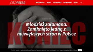 
                            6. Młodzież załamana. Zamknięto jedną z największych ... - OTOPRESS.pl