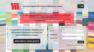 
                            4. MLOL - Sistema Bibliotecario di Milano -Digital lending (prestito ...