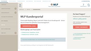 
                            3. MLP Kundenportal - MLP financify