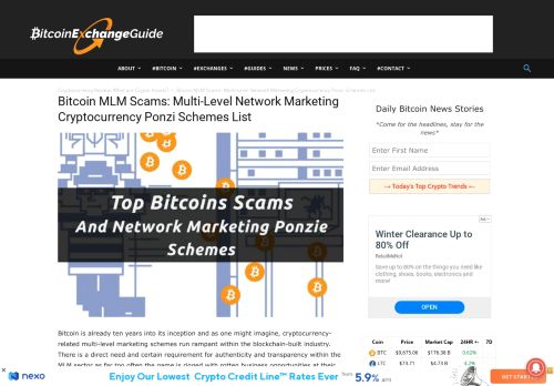 
                            8. MLS Bitcoin Club Review - Cryptocurrency Education Payment System?