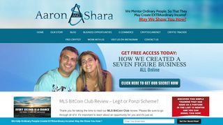 
                            13. MLS BitCoin Club Review - Legit or Ponzi Scheme? - Aaron And Shara