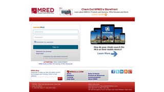 
                            2. MLS Login - MRED