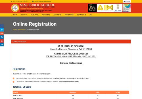 
                            5. M.M. Public School | Online Registration