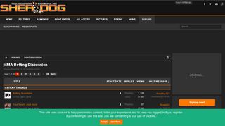 
                            7. MMA Betting Discussion | Sherdog Forums | UFC, MMA & Boxing Discussion