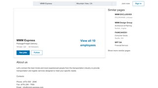 
                            4. MMM Express | LinkedIn
