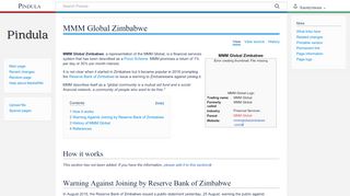 
                            9. MMM Global Zimbabwe - Pindula