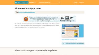 
                            8. Mmm Muthoot Apps (Mmm.muthootapps.com) - Muthoot Group ...