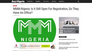 
                            4. MMM Nigeria: Is It Still Open For Registration, Do They Have An Office?