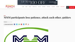 
                            9. MMM participants lose patience, attack each other, guiders