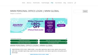 
                            10. mmm personal office login | mmm global - karisas travel