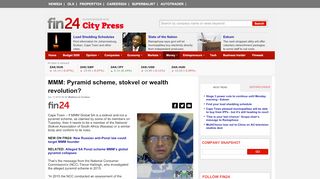 
                            5. MMM: Pyramid scheme, stokvel or wealth revolution? | Fin24