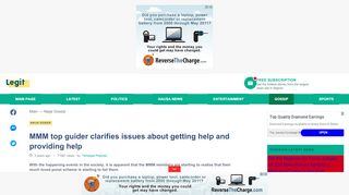 
                            7. MMM top guider clarifies issues about getting help and providing help ...