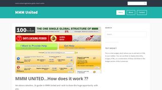 
                            13. MMM United – mmm united registration guide, How it works