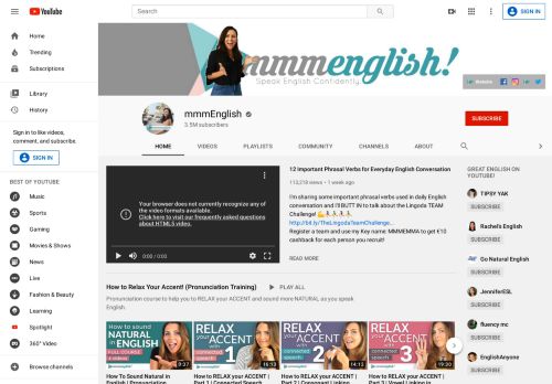 
                            11. mmmEnglish - YouTube
