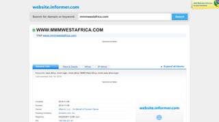 
                            12. mmmwestafrica.com at Website Informer. Visit Mmmwestafrica.