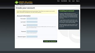 
                            12. MMO-Mumble: New account - High-quality Mumble hosting for gamers