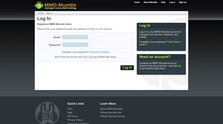 
                            2. MMO-Mumble: Sign in - High-quality Mumble hosting for gamers