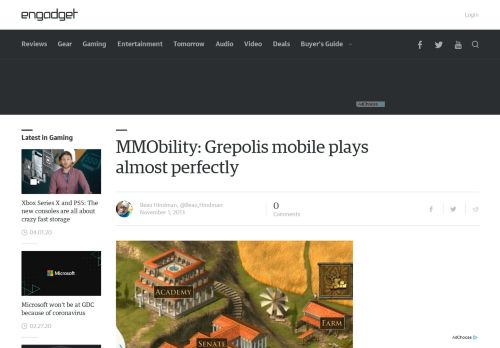 
                            11. MMObility: Grepolis mobile plays almost perfectly - Engadget