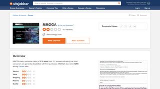 
                            8. MMOGA Reviews - 133 Reviews of Mmoga.com | Sitejabber