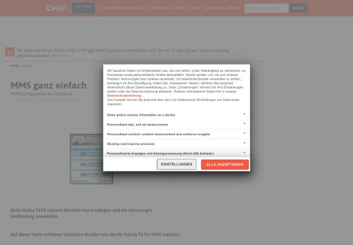 
                            8. MMS-Konfiguration bei Vodafone - CHIP