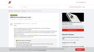 
                            8. MMS Service funktioniert nicht | A1 Community