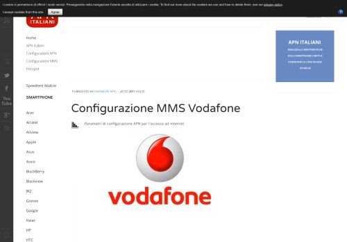 
                            10. MMS Vodafone - APN Italiani
