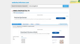 
                            5. mms.energetix.tv at Website Informer. Visit Mms Energetix.