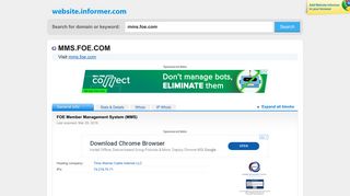 
                            5. mms.foe.com at WI. FOE Member Management System (MMS)