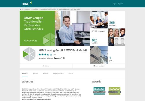 
                            3. MMV Leasing GmbH als Arbeitgeber | XING Unternehmen