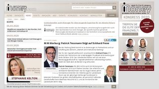 
                            6. M.M.Warburg: Patrick Tessmann folgt auf Eckhard Fiene | Köpfe ...