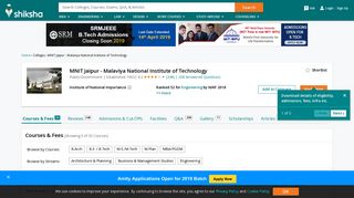 
                            10. MNIT Jaipur - Malaviya National Institute of Technology - Courses ...