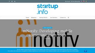 
                            12. mNotify: Developing mobile communication tools - Startup.info