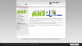 
                            3. MNS: MNS+ - das modulare Netz für Schulen: Bildungsserver ...