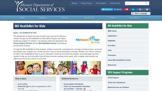 
                            8. MO HealthNet for Kids | Missouri Department of Social Services