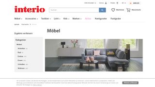 
                            3. Möbel bequem online bestellen | interio.ch