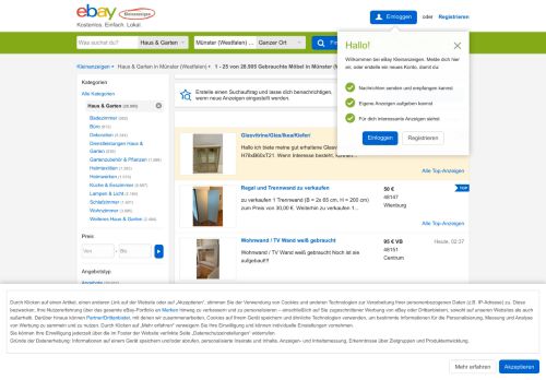 
                            3. Möbel gebraucht kaufen in Münster (Westfalen ... - eBay Kleinanzeigen