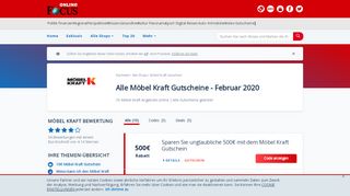 
                            13. Möbel Kraft Gutscheine: Prospekt Gratis - Februar 2019 - Focus