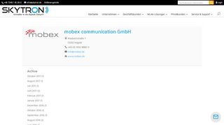 
                            7. mobex communication GmbH | SKYTRON