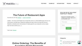
                            2. Mobi2Go: Online and Mobile Ordering for Cafes and Restaurants