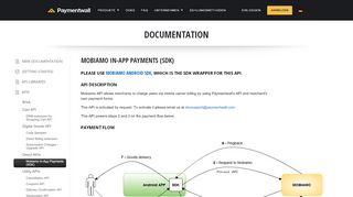 
                            4. Mobiamo In-App Payments (SDK) - Paymentwall