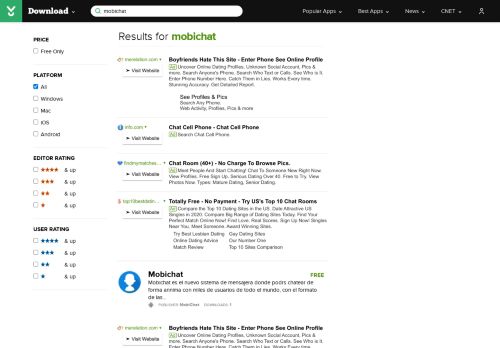 
                            9. MobiChat for Mobile - Free download and software reviews - CNET ...