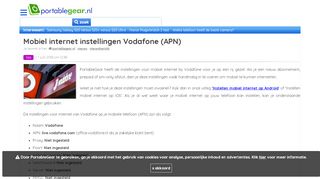 
                            5. Mobiel internet instellingen Vodafone (APN) - Portablegear