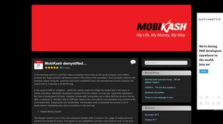 
                            8. MobiKash demystified… | MobiKash Afrika Ltd