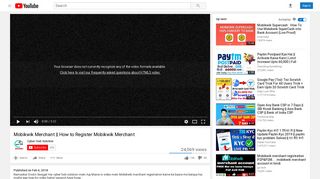 
                            4. Mobikwik Merchant || How to Register Mobikwik Merchant - YouTube