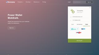 
                            8. Mobikwik - Razorpay